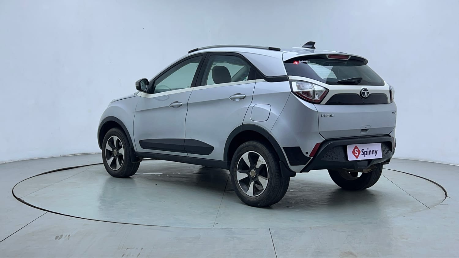 Used 2019 Tata Nexon XZA Plus Petrol Petrol Automatic exterior LEFT REAR CORNER VIEW