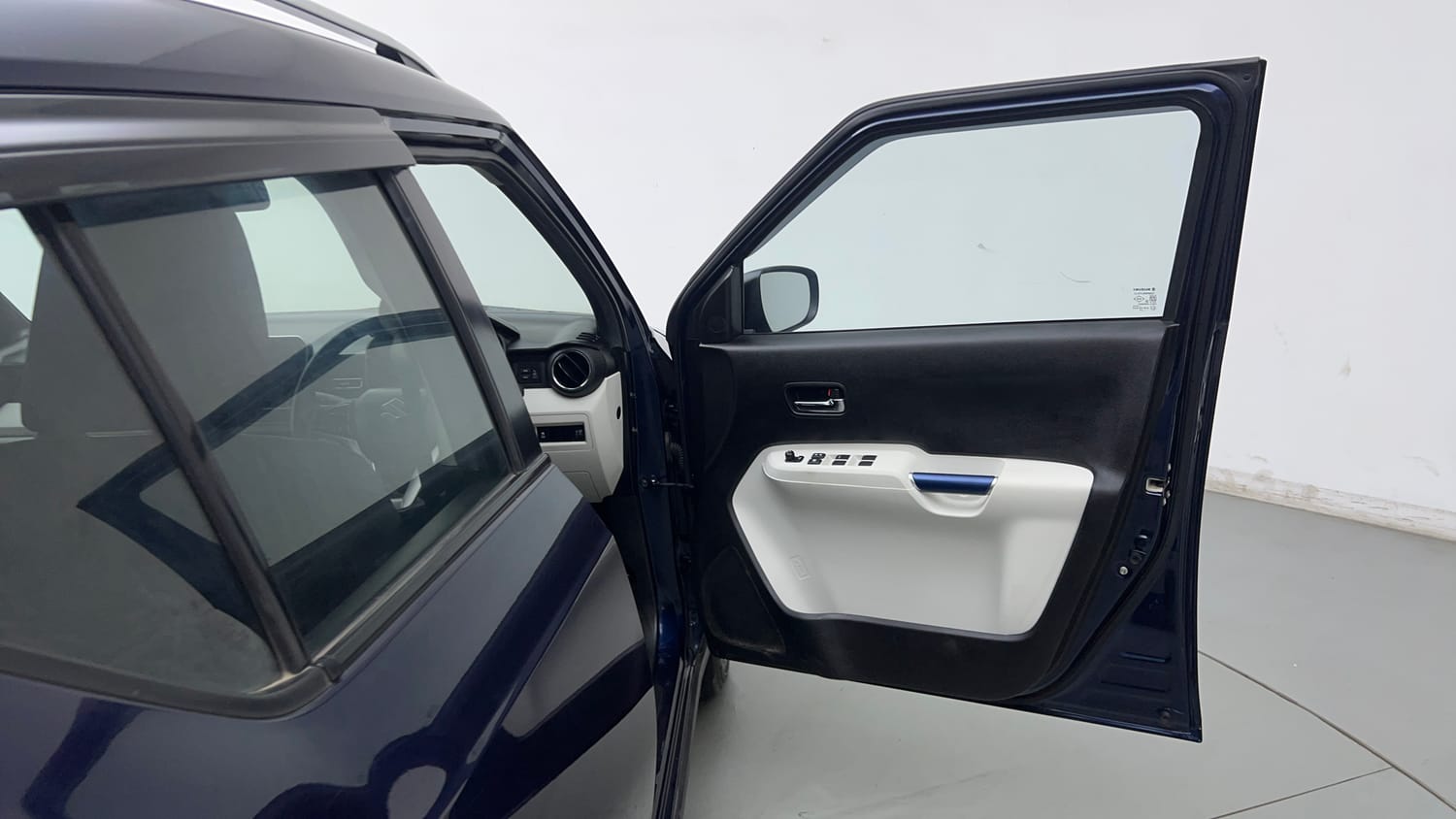 Used 2025 Maruti Suzuki Ignis Zeta 1.2 MT Petrol Manual interior RIGHT FRONT DOOR OPEN VIEW
