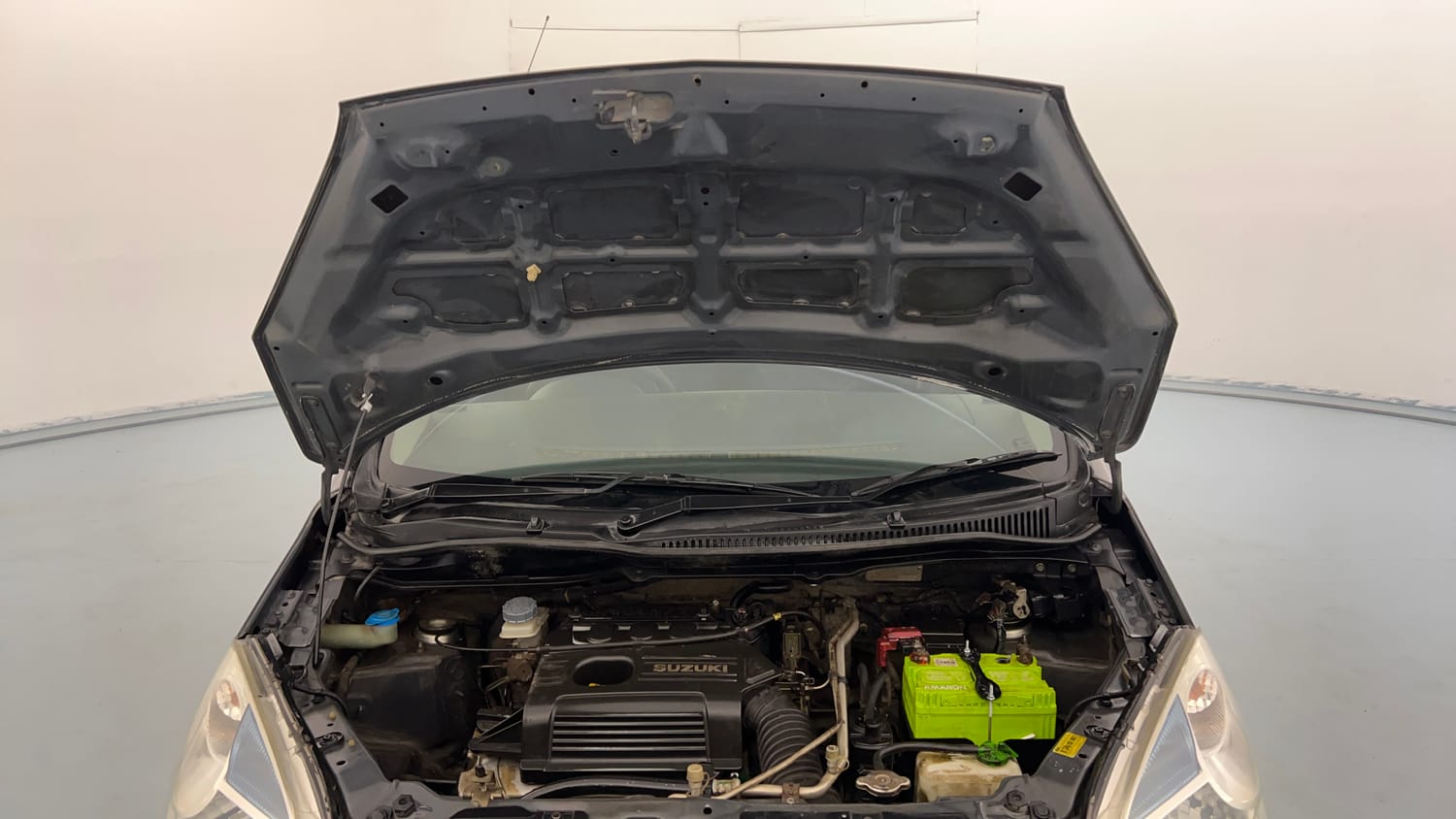 Used 2012 Maruti Suzuki Wagon R 1.0 VXi Petrol Manual engine ENGINE & BONNET OPEN FRONT VIEW