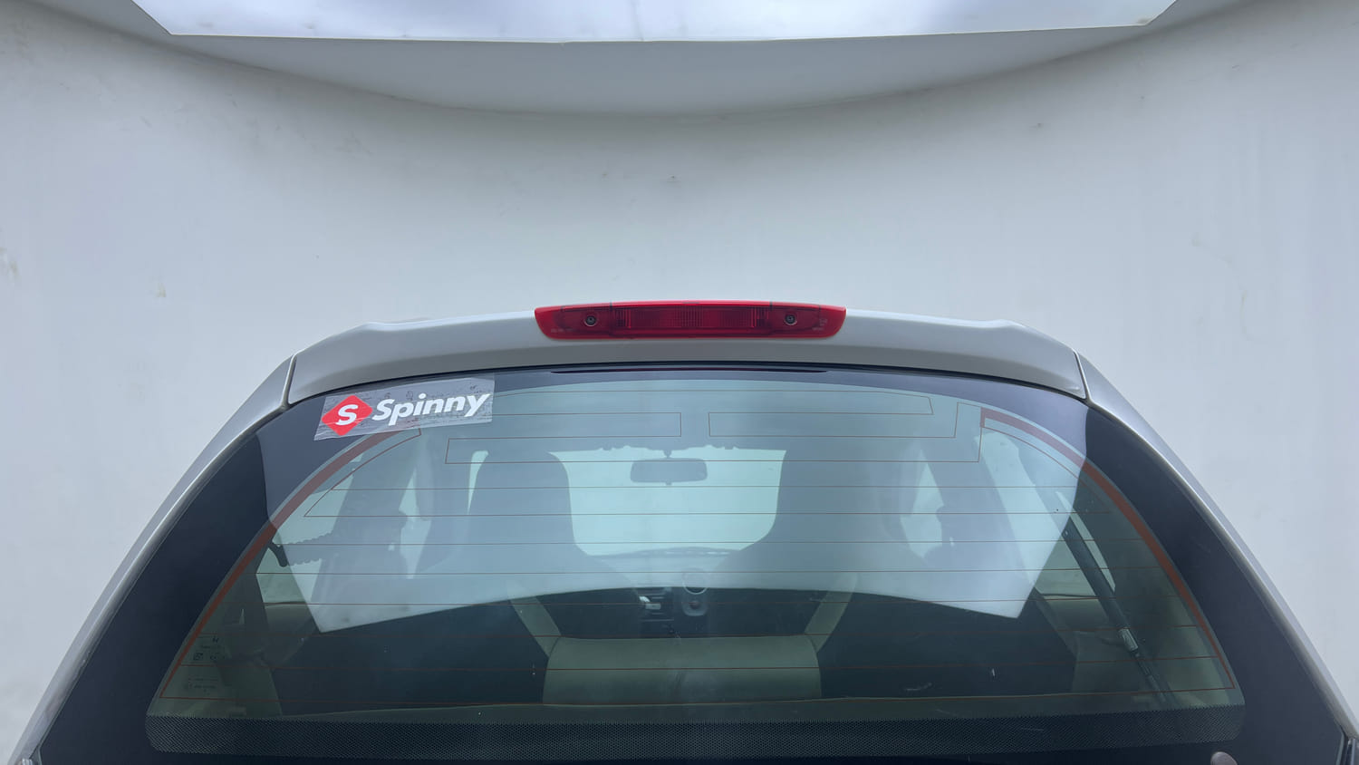 Used 2015 Honda Brio S MT Petrol Manual exterior BACK WINDSHIELD VIEW