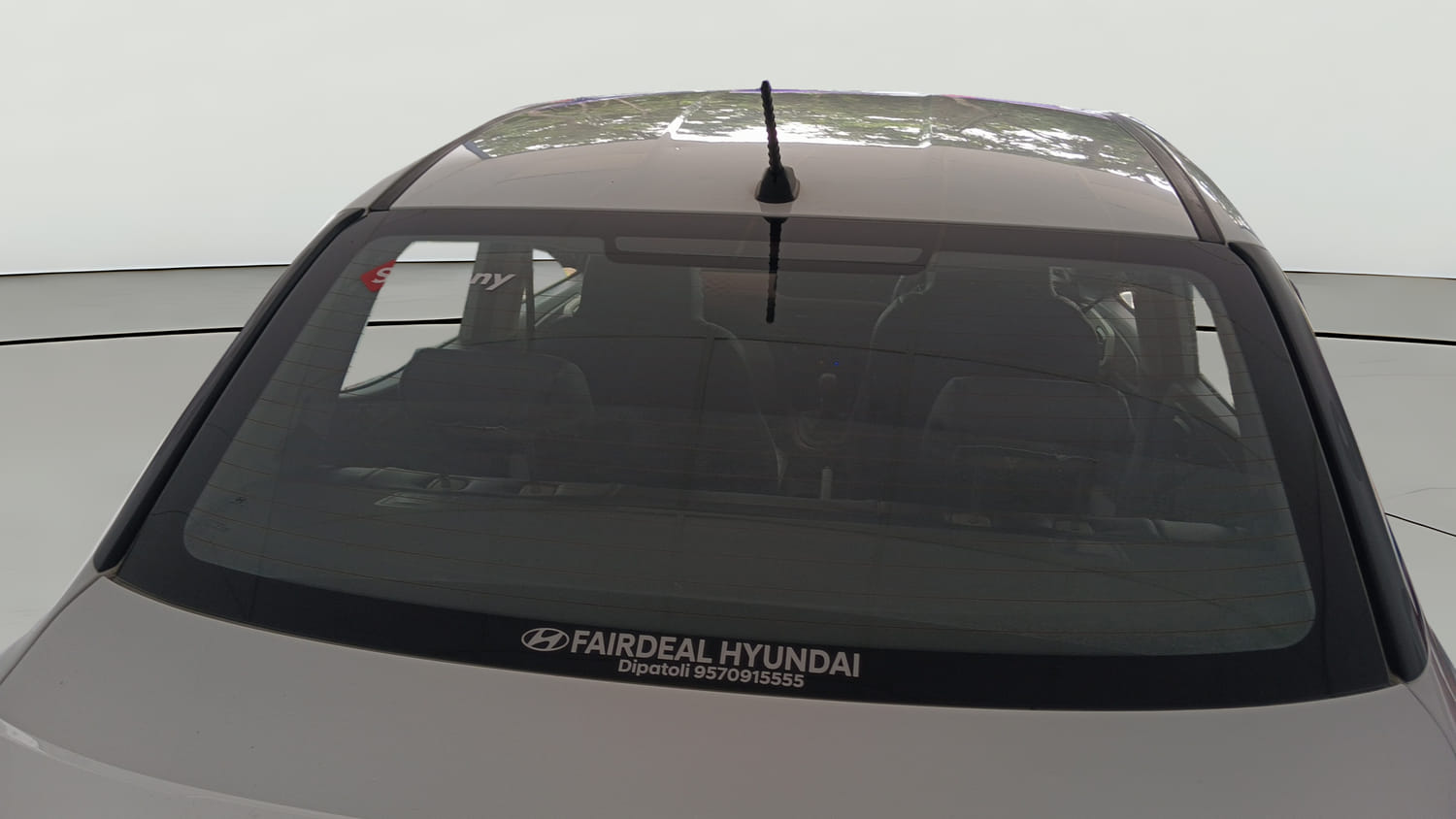 Used 2022 Hyundai Aura S 1.2 CNG Cng Manual exterior BACK WINDSHIELD VIEW