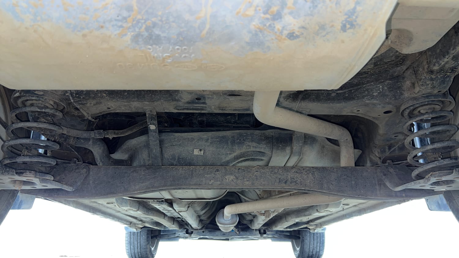 Used 2022 Hyundai Creta SX 1.5 Petrol Petrol Manual extra REAR UNDERBODY VIEW (TAKEN FROM REAR)
