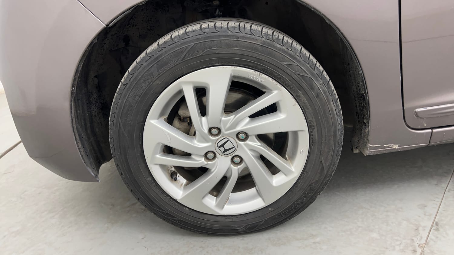 Used 2017 Honda Jazz V Petrol Petrol Manual tyres LEFT FRONT TYRE RIM VIEW
