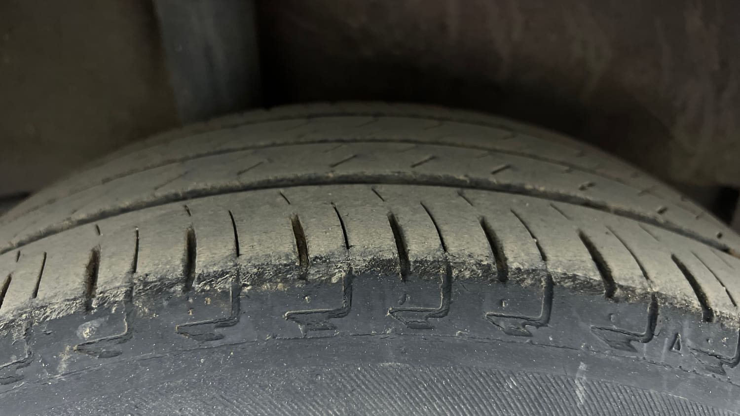 Used 2021 Honda City ZX CVT Petrol Petrol Automatic tyres RIGHT REAR TYRE TREAD VIEW
