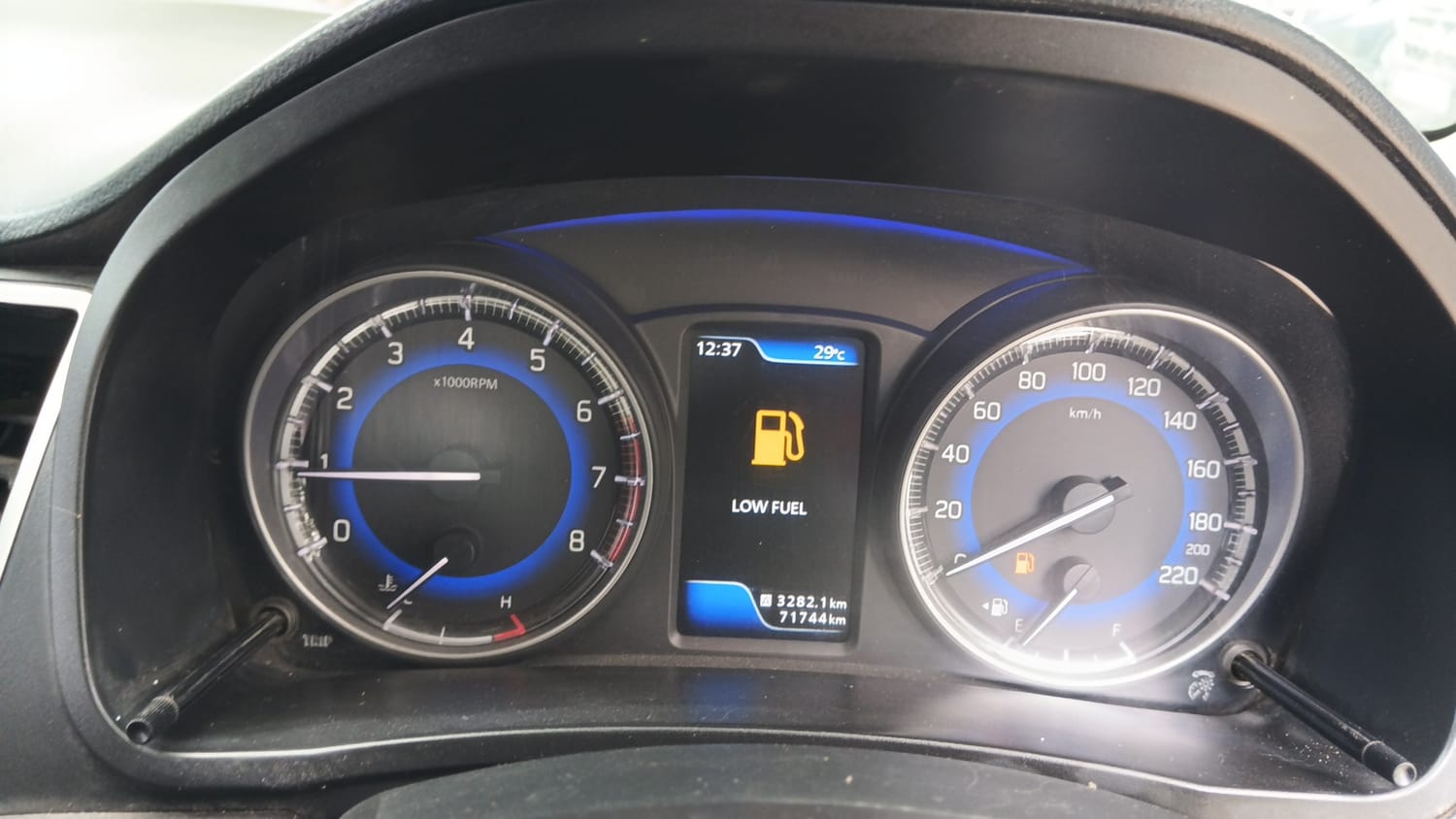 Used 2018 Maruti Suzuki Baleno Zeta 1.2 Petrol Manual interior CLUSTERMETER VIEW