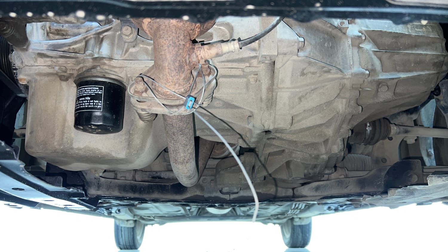 Used 2018 Maruti Suzuki Swift ZXi AMT Petrol Automatic extra FRONT LEFT UNDERBODY VIEW