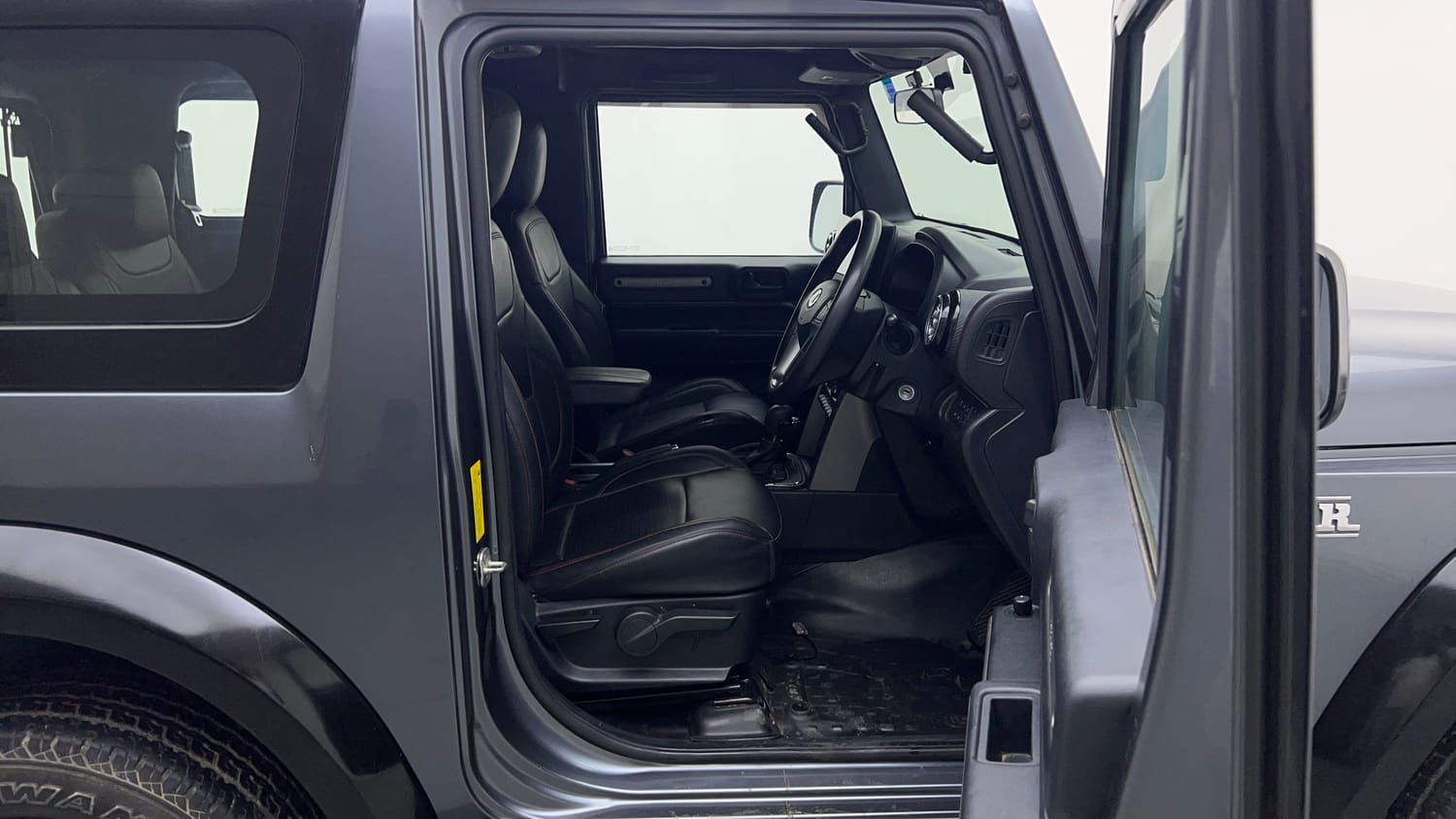 Used 2021 mahindra Thar LX Hard Top Petrol AT 4WD Petrol Automatic interior RIGHT SIDE FRONT DOOR CABIN VIEW