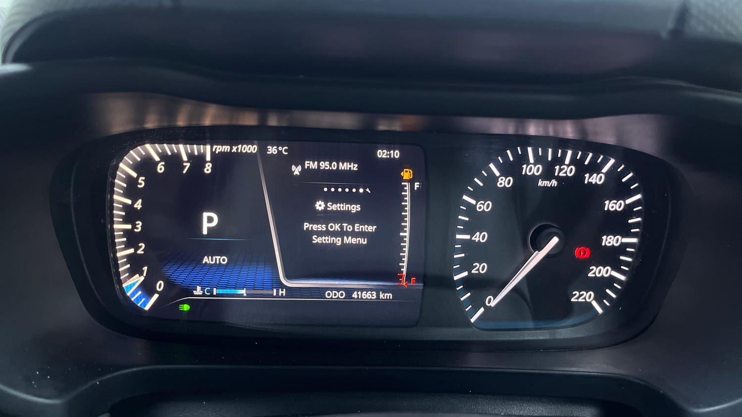 Used 2022 Tata Altroz XZA Petrol Petrol Automatic interior CLUSTERMETER VIEW