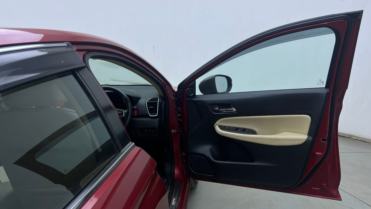 Used 2021 Honda City ZX CVT Petrol Petrol Automatic interior RIGHT FRONT DOOR OPEN VIEW