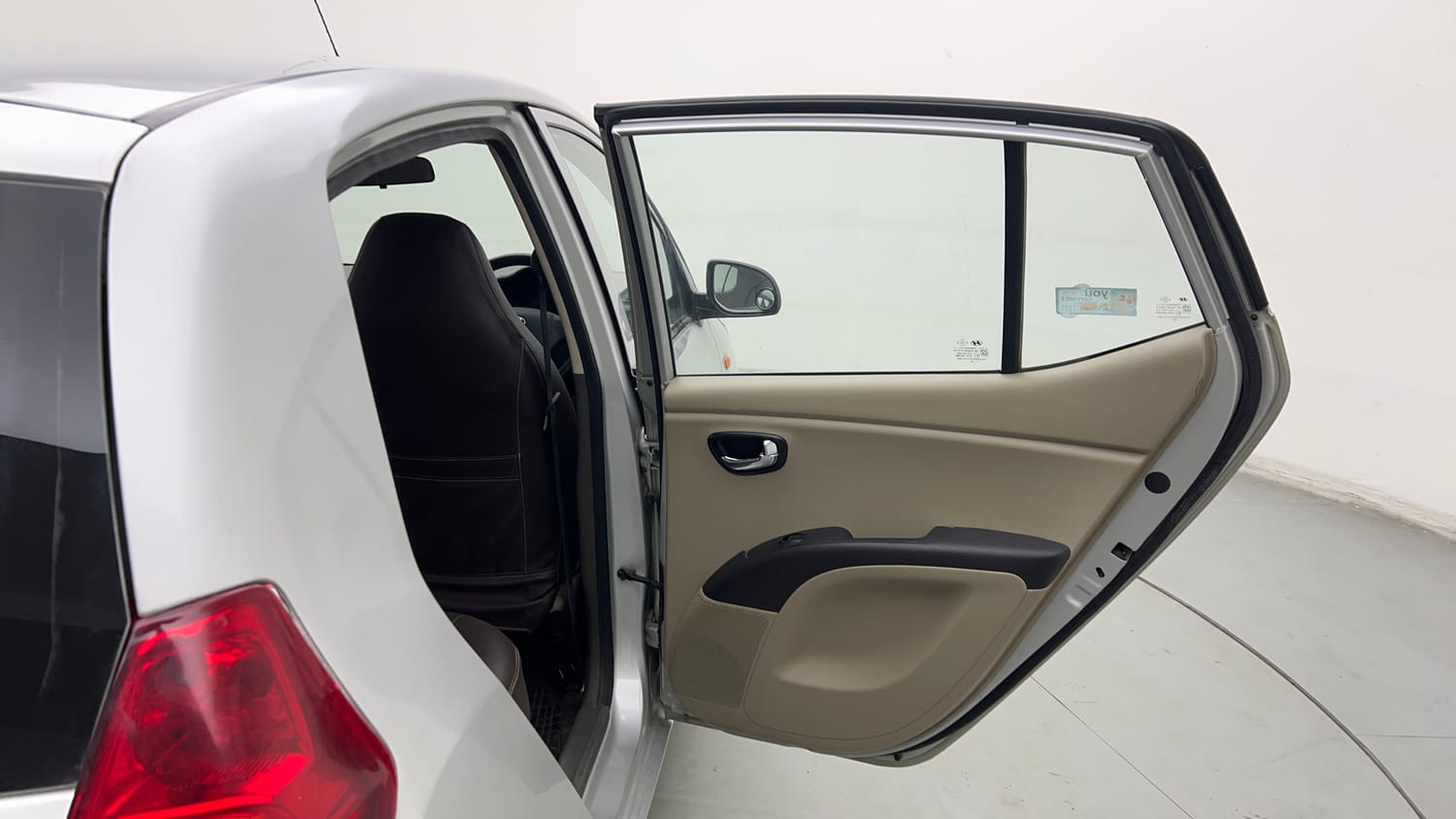 Used 2014 Hyundai i10 Sportz 1.1 iRDE2 Petrol Manual interior RIGHT REAR DOOR OPEN VIEW