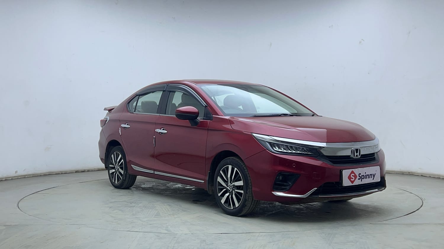 Used 2021 Honda City ZX CVT Petrol Petrol Automatic exterior RIGHT FRONT CORNER VIEW