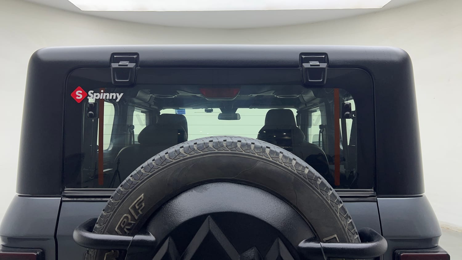 Used 2021 mahindra Thar LX Hard Top Petrol AT 4WD Petrol Automatic exterior BACK WINDSHIELD VIEW