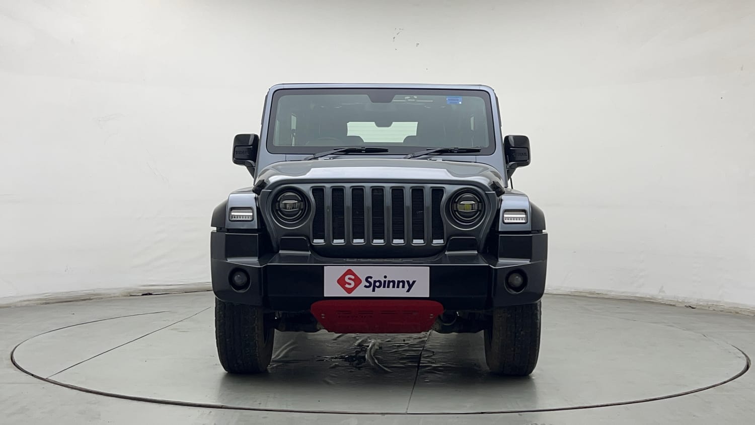Used 2021 mahindra Thar LX Hard Top Petrol AT 4WD Petrol Automatic exterior FRONT VIEW