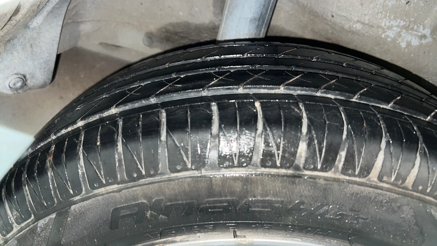Used 2018 Honda Jazz V Petrol Petrol Manual tyres RIGHT REAR TYRE TREAD VIEW