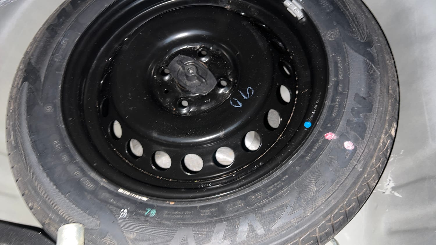 Used 2018 Maruti Suzuki Baleno Delta 1.2 Petrol Manual tyres SPARE TYRE VIEW