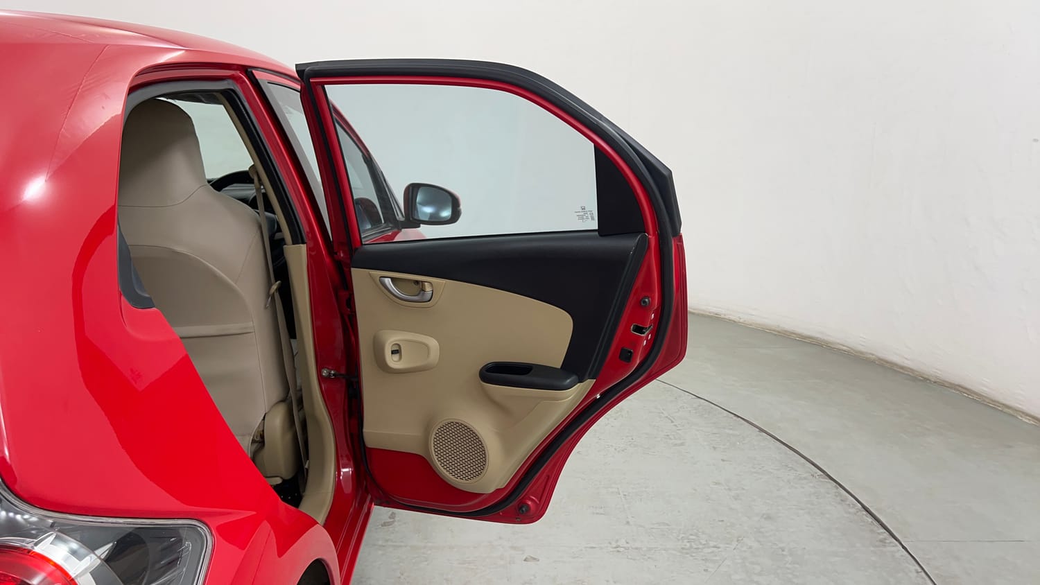 Used 2015 Honda Brio VX AT Petrol Automatic interior RIGHT REAR DOOR OPEN VIEW