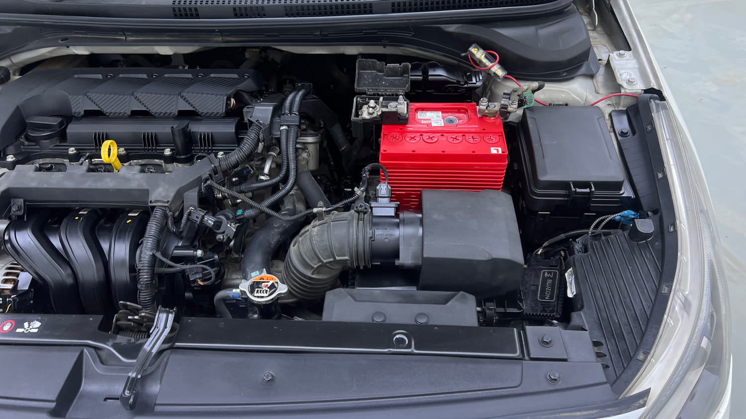 Used 2021 Hyundai Verna SX 1.5 VTVT IVT Petrol Automatic engine ENGINE LEFT SIDE VIEW