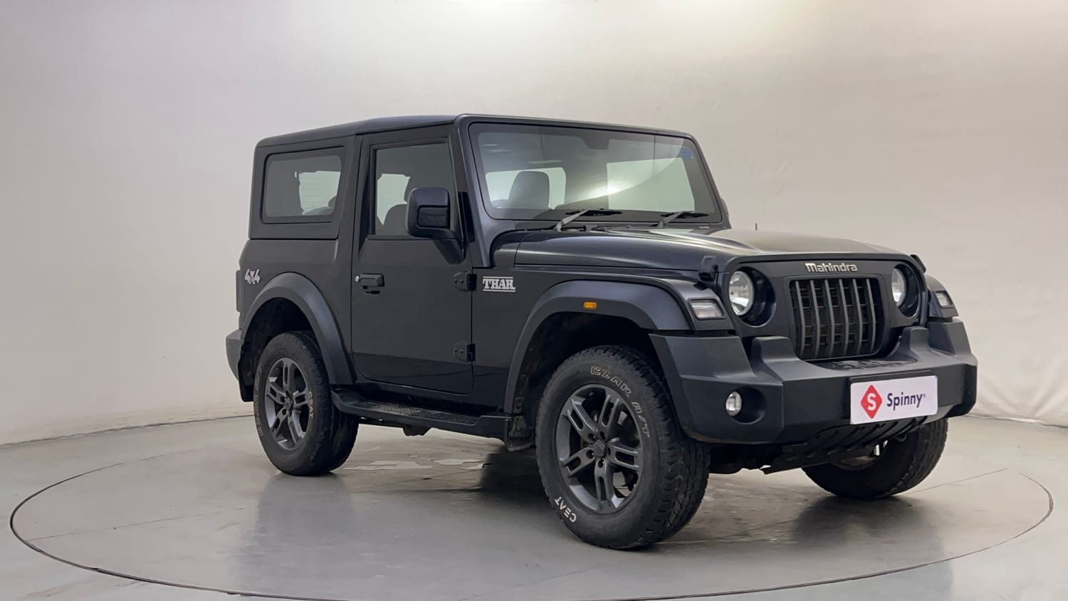 Used 2021 mahindra Thar LX Hard Top Petrol AT 4WD Petrol Automatic exterior RIGHT FRONT CORNER VIEW