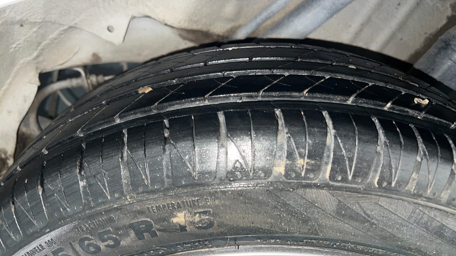 Used 2018 Honda Jazz V Petrol Petrol Manual tyres LEFT REAR TYRE TREAD VIEW