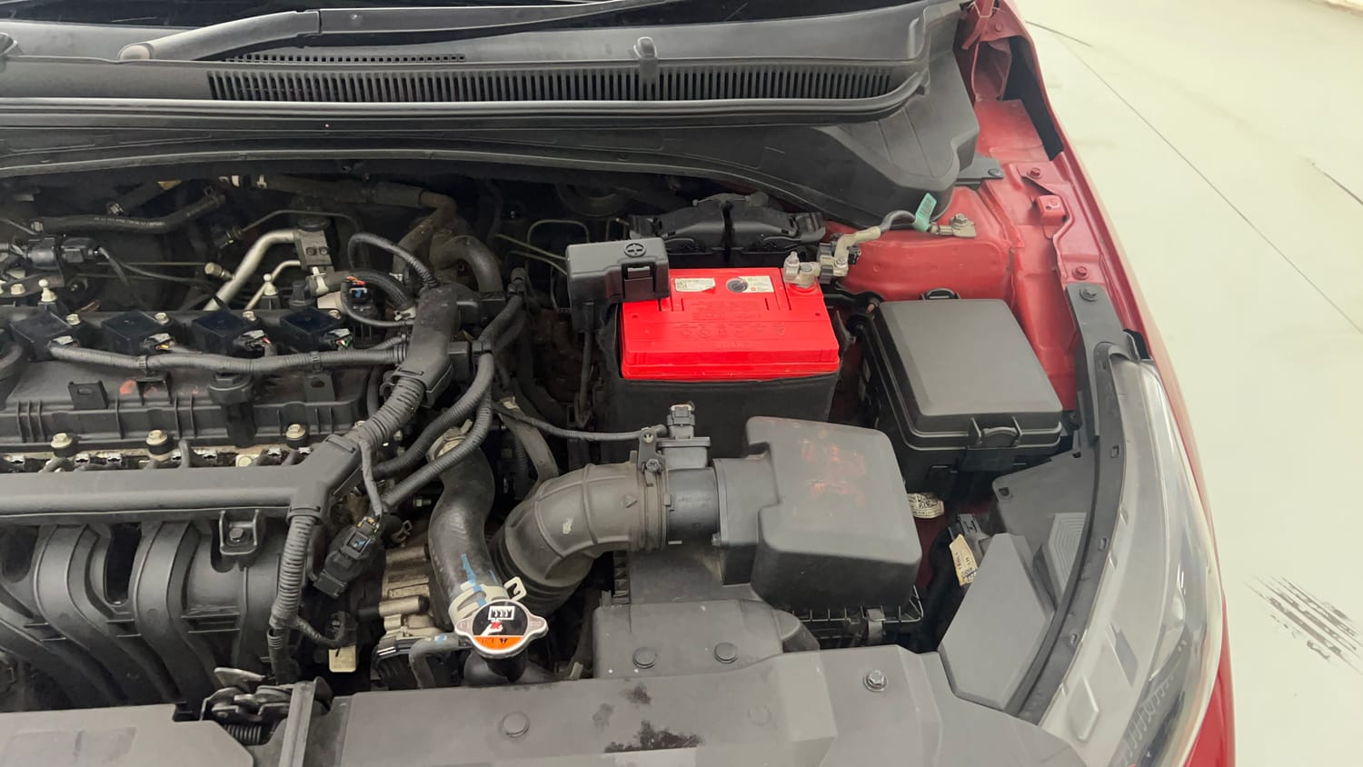 Used 2021 Hyundai i20 Sportz 1.2 MT Petrol Manual engine ENGINE LEFT SIDE VIEW