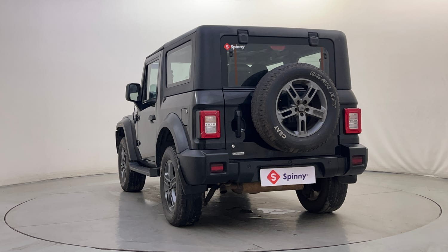 Used 2021 mahindra Thar LX Hard Top Petrol AT 4WD Petrol Automatic exterior LEFT REAR CORNER VIEW