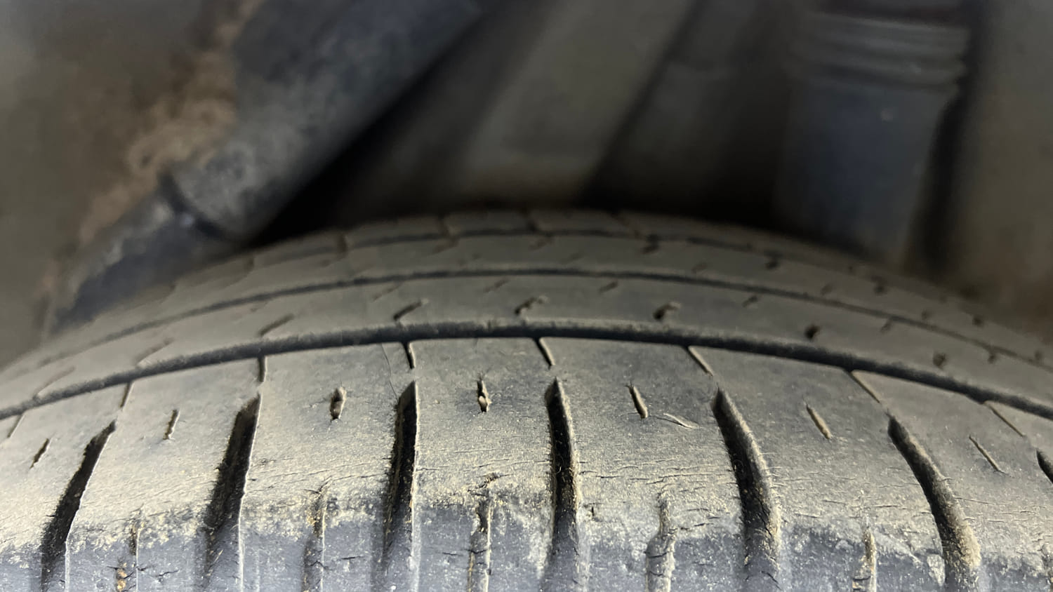 Used 2021 Hyundai Verna SX 1.5 VTVT IVT Petrol Automatic tyres LEFT REAR TYRE TREAD VIEW
