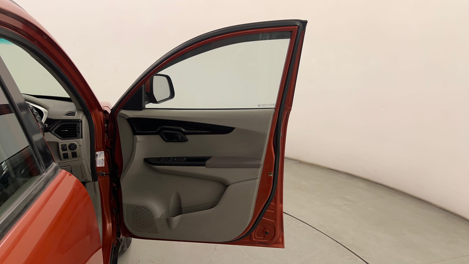 Used 2016 Mahindra KUV100 K6 6 STR Petrol Manual interior RIGHT FRONT DOOR OPEN VIEW
