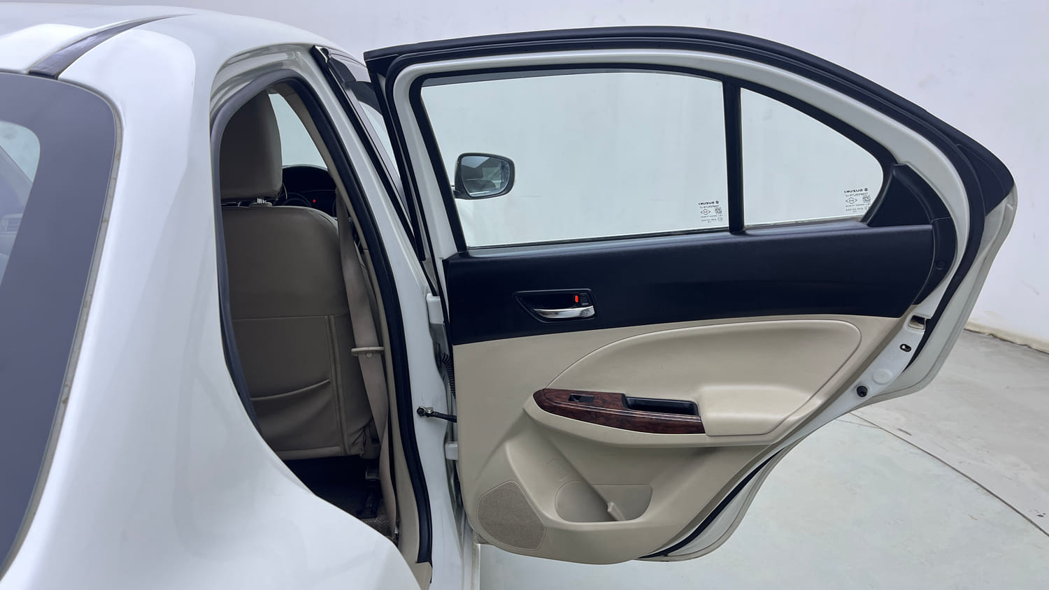 Used 2020 Maruti Suzuki Dzire VXi Petrol Manual interior RIGHT REAR DOOR OPEN VIEW