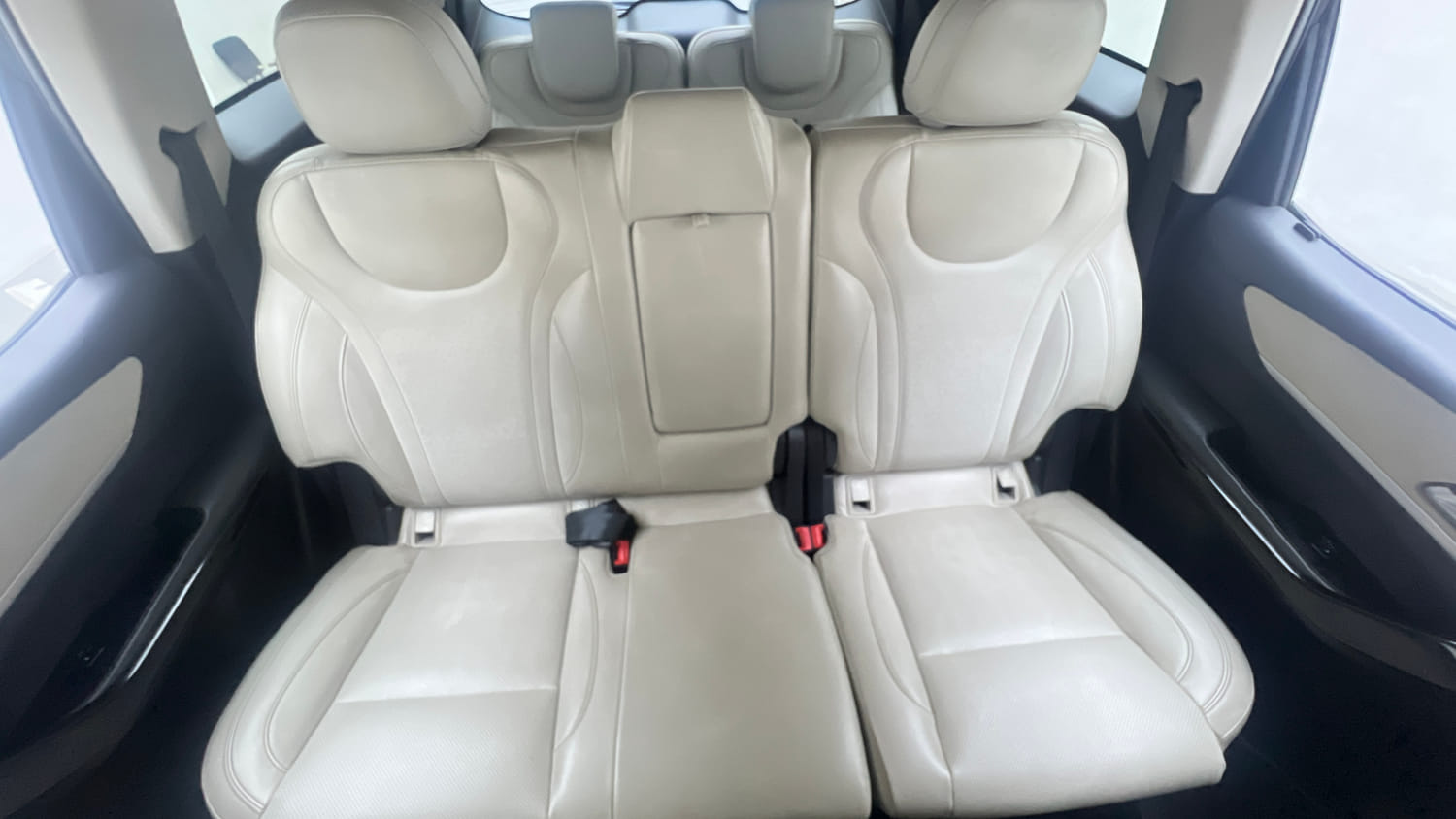 Used 2023 Mahindra XUV700 AX 7 Petrol MT 7 STR Petrol Manual interior REAR SEAT CONDITION VIEW