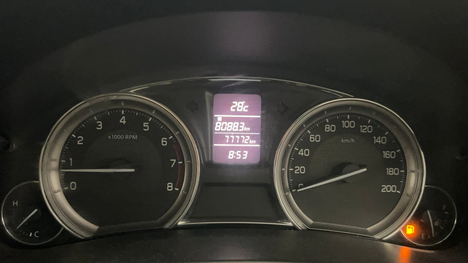 Used 2018 Maruti Suzuki Ciaz Delta 1.4 MT Petrol Manual interior CLUSTERMETER VIEW
