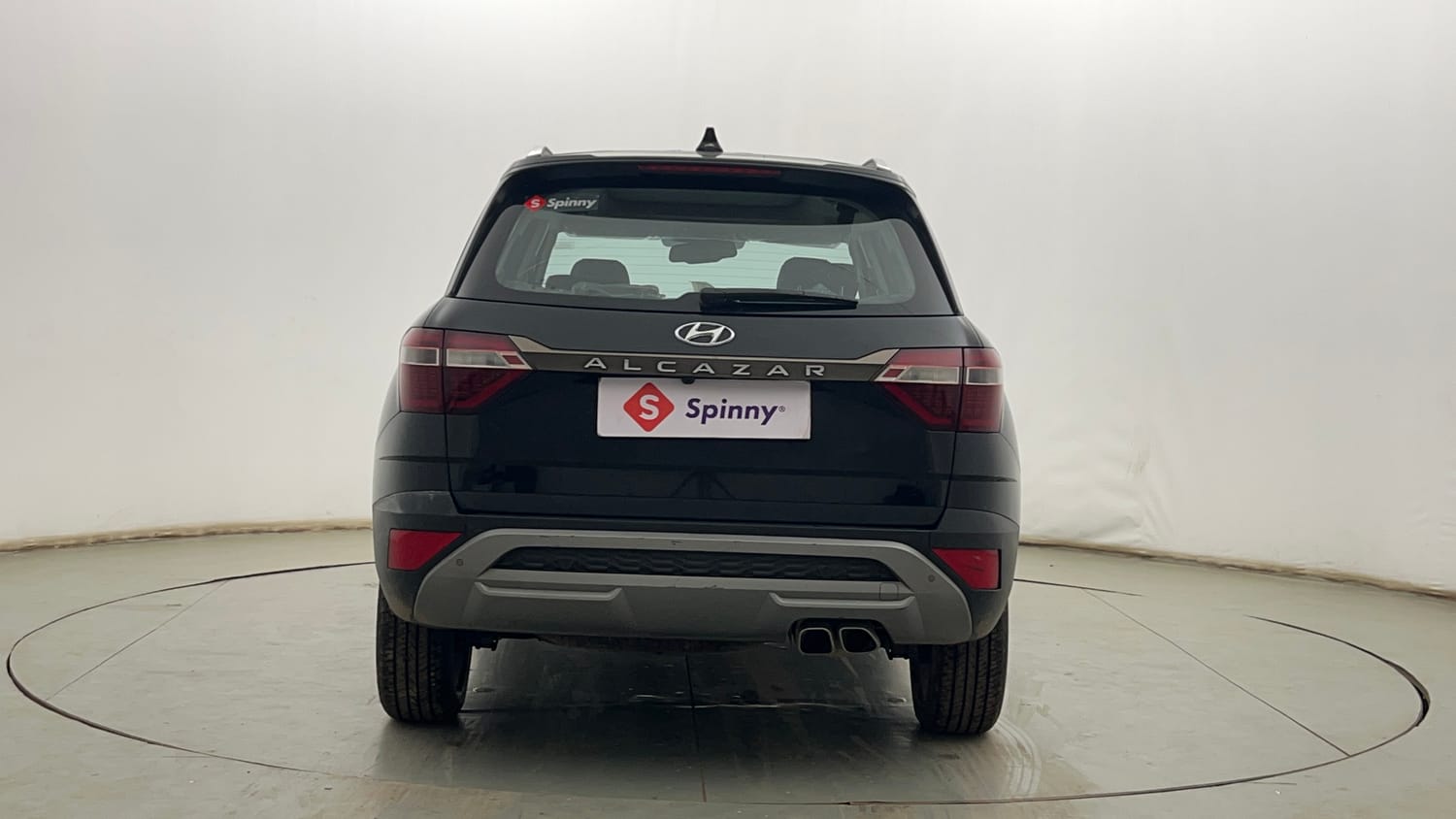 Used 2023 Hyundai Alcazar Platinum 7 STR 1.5 Turbo Petrol Petrol Manual exterior BACK VIEW