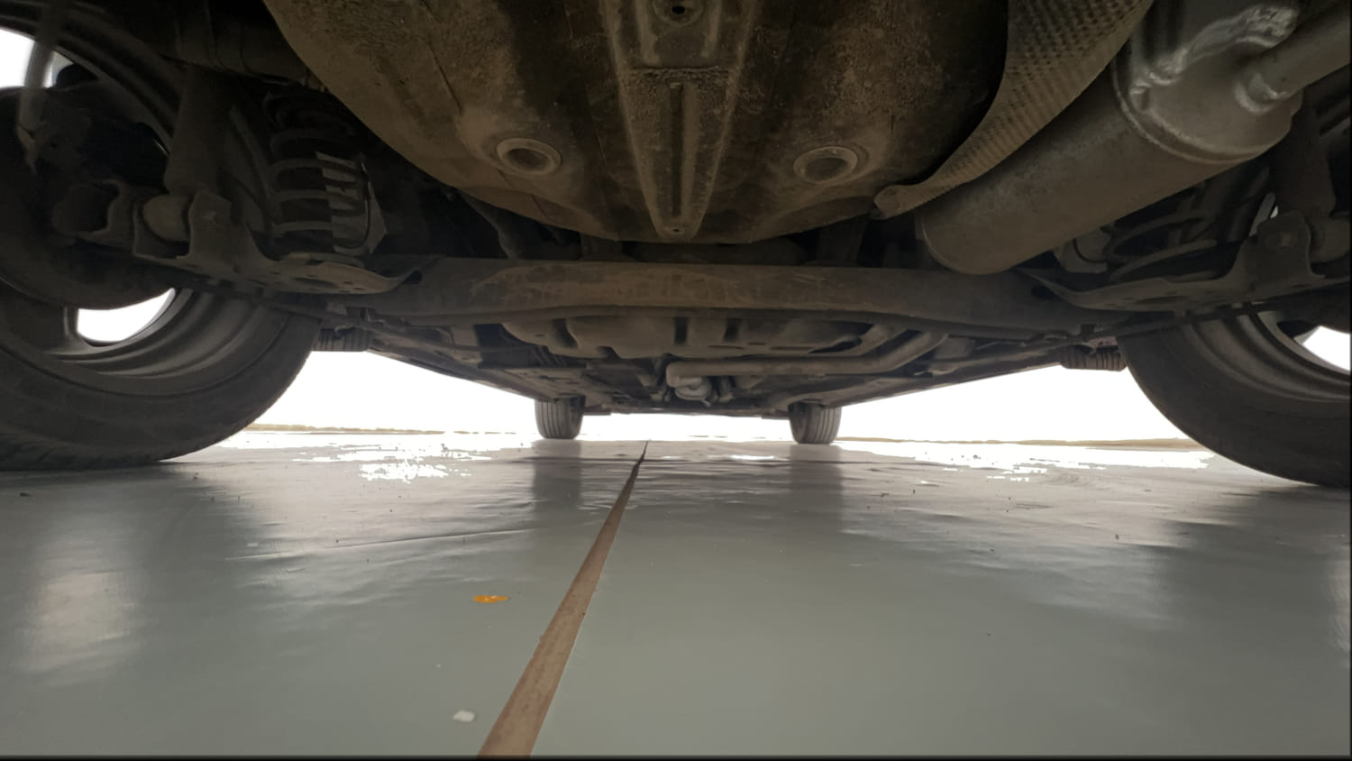 Used 2021 Hyundai i20 Sportz 1.2 MT Petrol Manual extra REAR UNDERBODY VIEW (TAKEN FROM REAR)