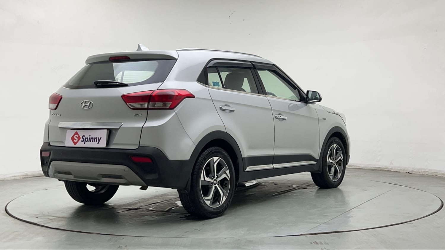 Used 2018 Hyundai Creta SX 1.6 AT CRDi Diesel Automatic exterior RIGHT REAR CORNER VIEW