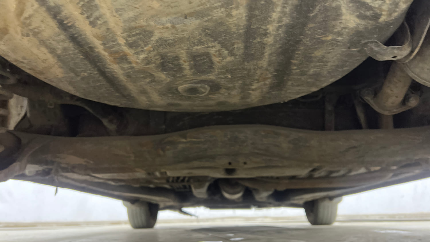 Used 2015 Honda Brio S MT Petrol Manual extra REAR UNDERBODY VIEW (TAKEN FROM REAR)