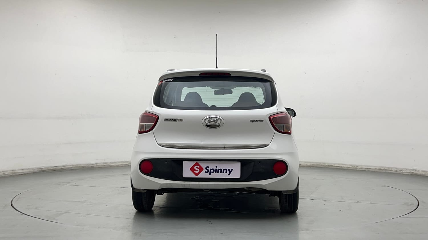 Used 2018 Hyundai Grand i10 Sportz 1.2 Kappa VTVT Petrol Manual exterior BACK VIEW