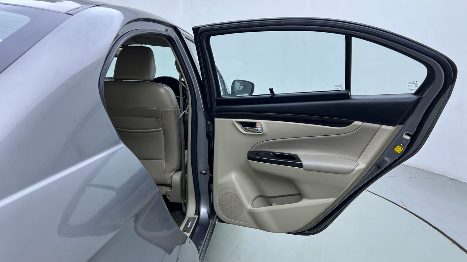Used 2017 Maruti Suzuki Ciaz ZXI+ Petrol Manual interior RIGHT REAR DOOR OPEN VIEW