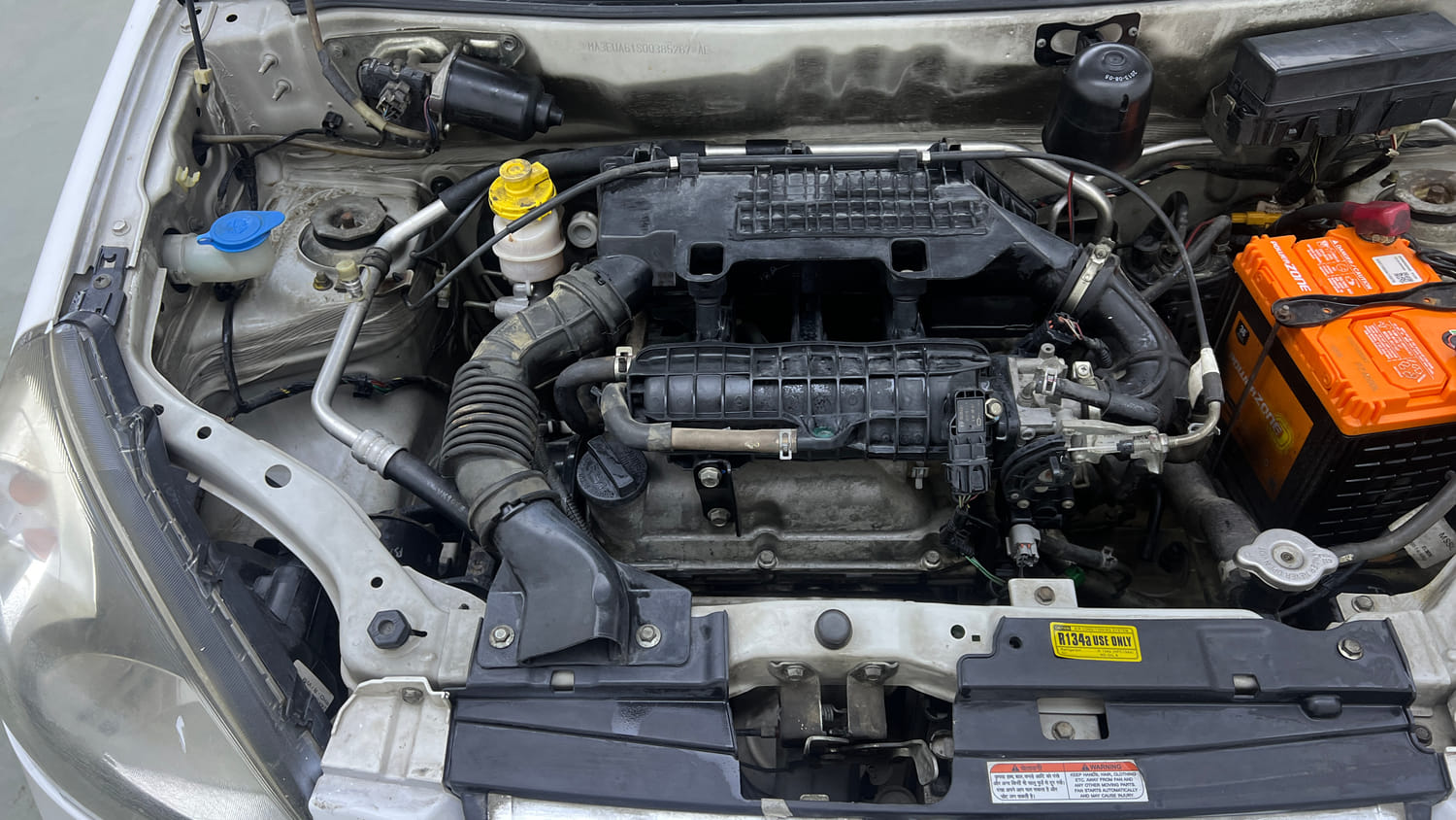 Used 2014 Maruti Suzuki Alto 800 Lxi Petrol Manual engine ENGINE RIGHT SIDE VIEW