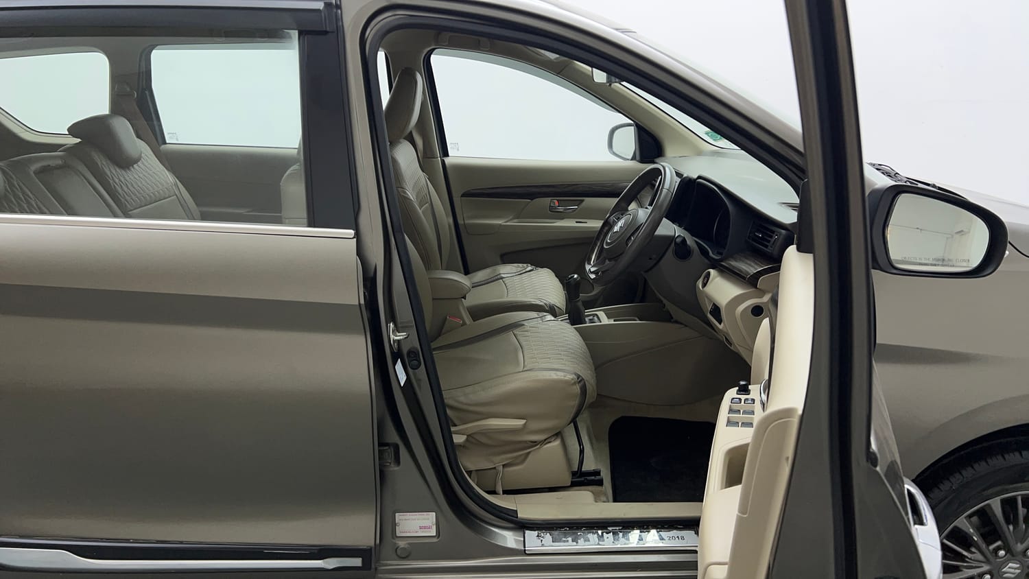 Used 2019 Maruti Suzuki New Ertiga ZXi Plus Petrol Manual interior RIGHT SIDE FRONT DOOR CABIN VIEW