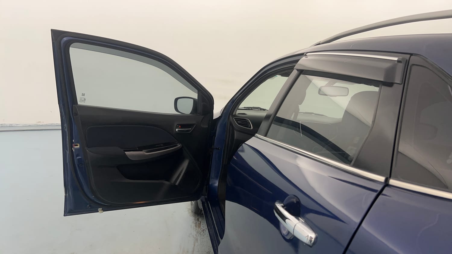 Used 2021 Maruti Suzuki Baleno Zeta Petrol Manual interior LEFT FRONT DOOR OPEN VIEW