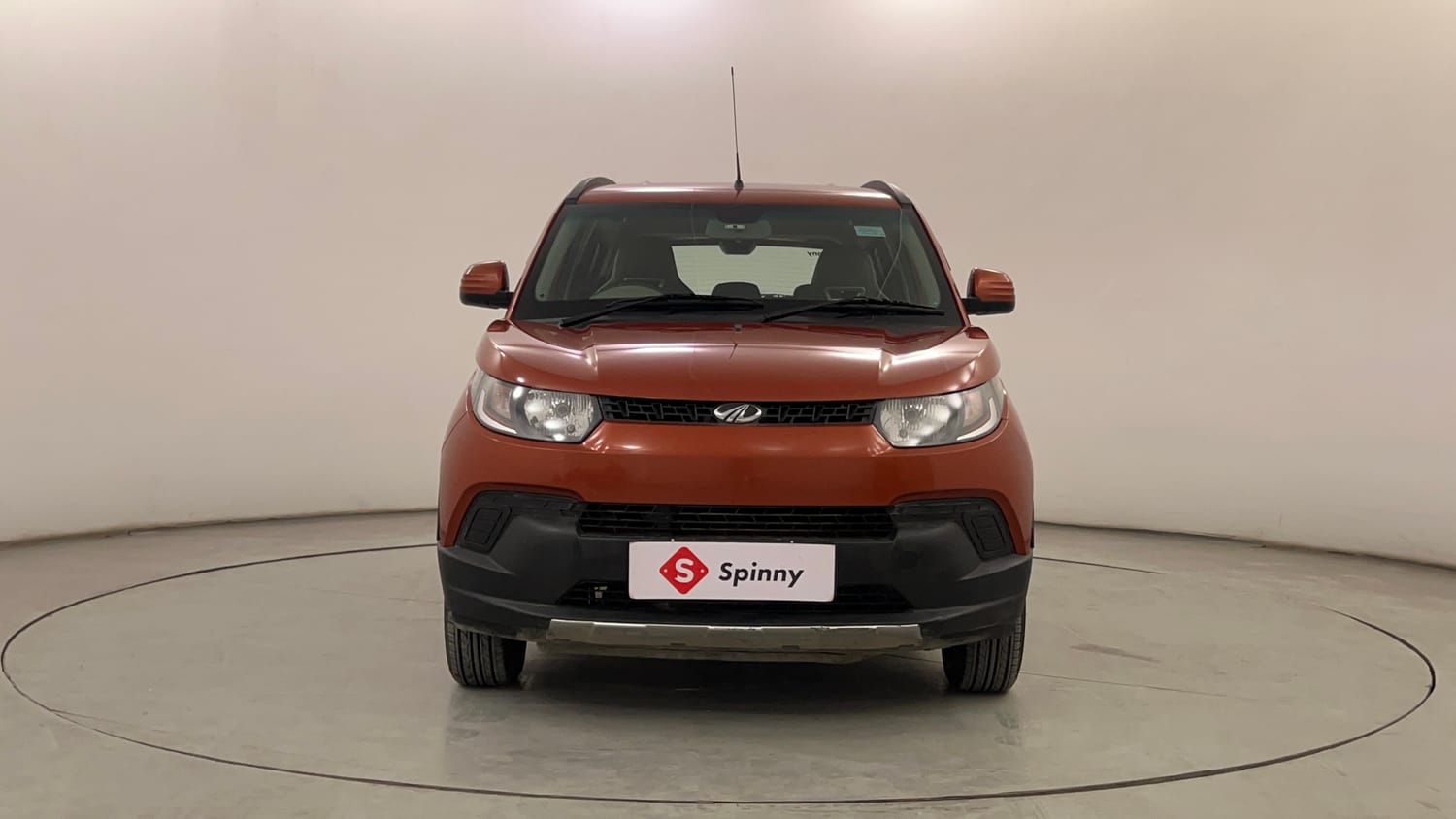 Used 2016 Mahindra KUV100 K6 6 STR Petrol Manual exterior FRONT VIEW