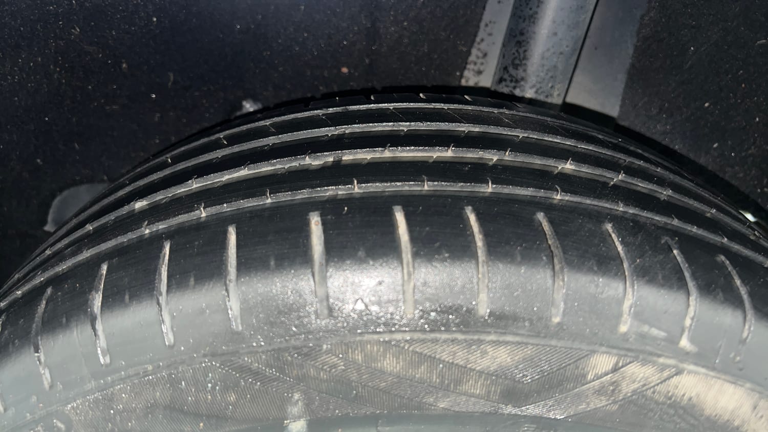 Used 2021 Maruti Suzuki Baleno Zeta Petrol Manual tyres LEFT REAR TYRE TREAD VIEW