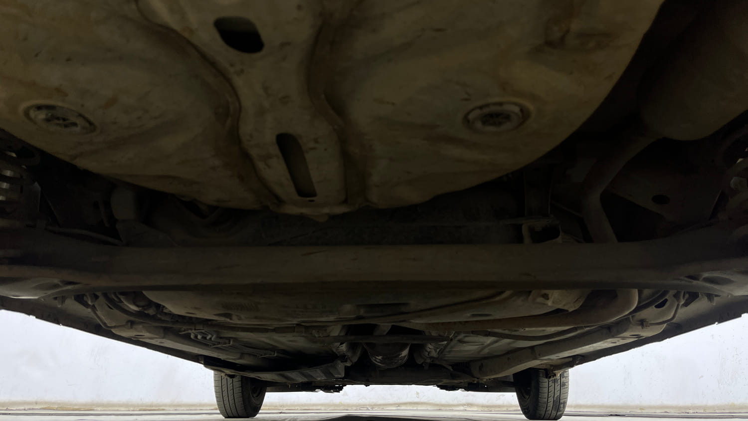 Used 2024 Maruti Suzuki Swift VXi Petrol Manual extra REAR UNDERBODY VIEW (TAKEN FROM REAR)