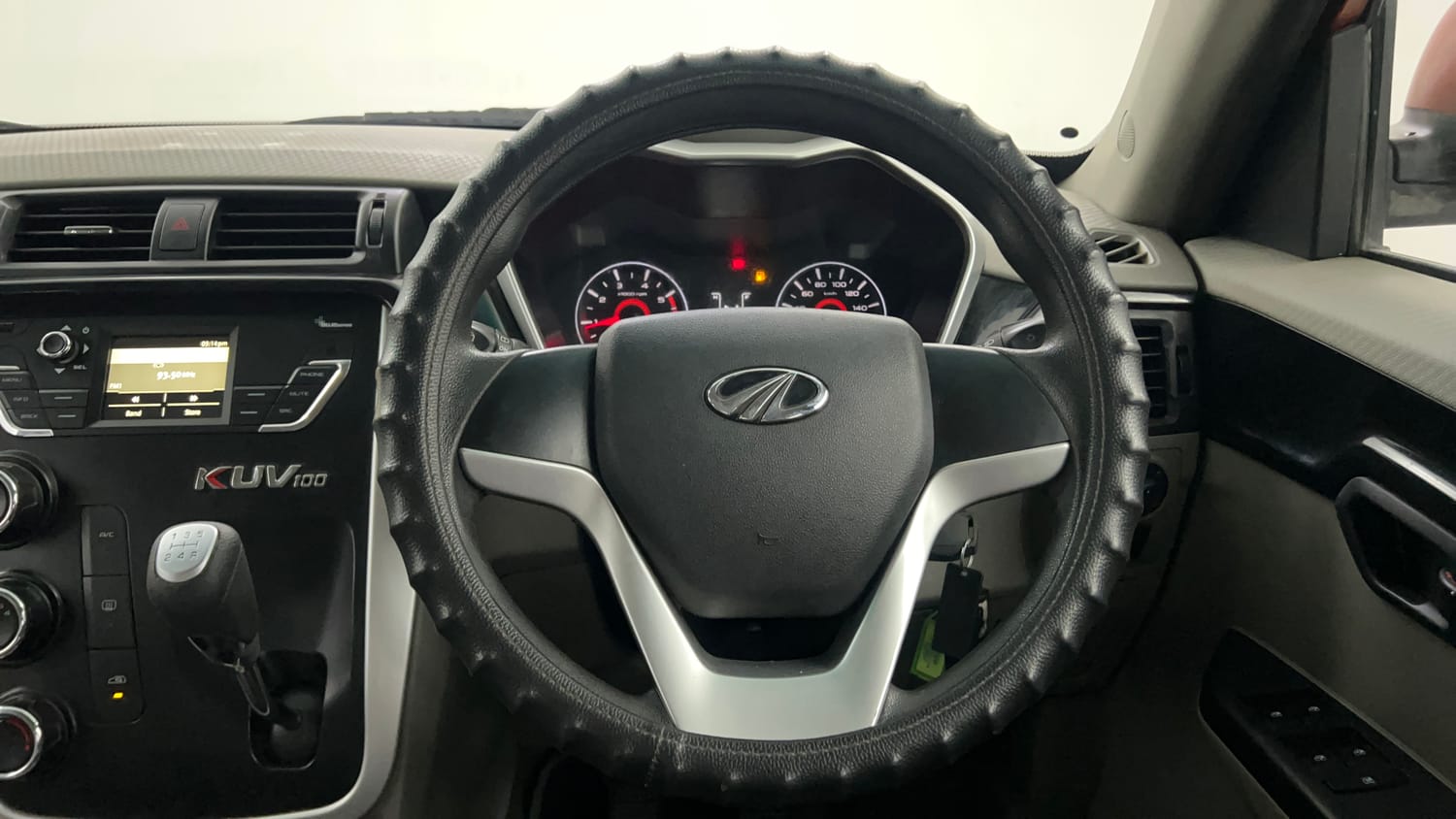 Used 2016 Mahindra KUV100 K6 6 STR Petrol Manual interior STEERING VIEW