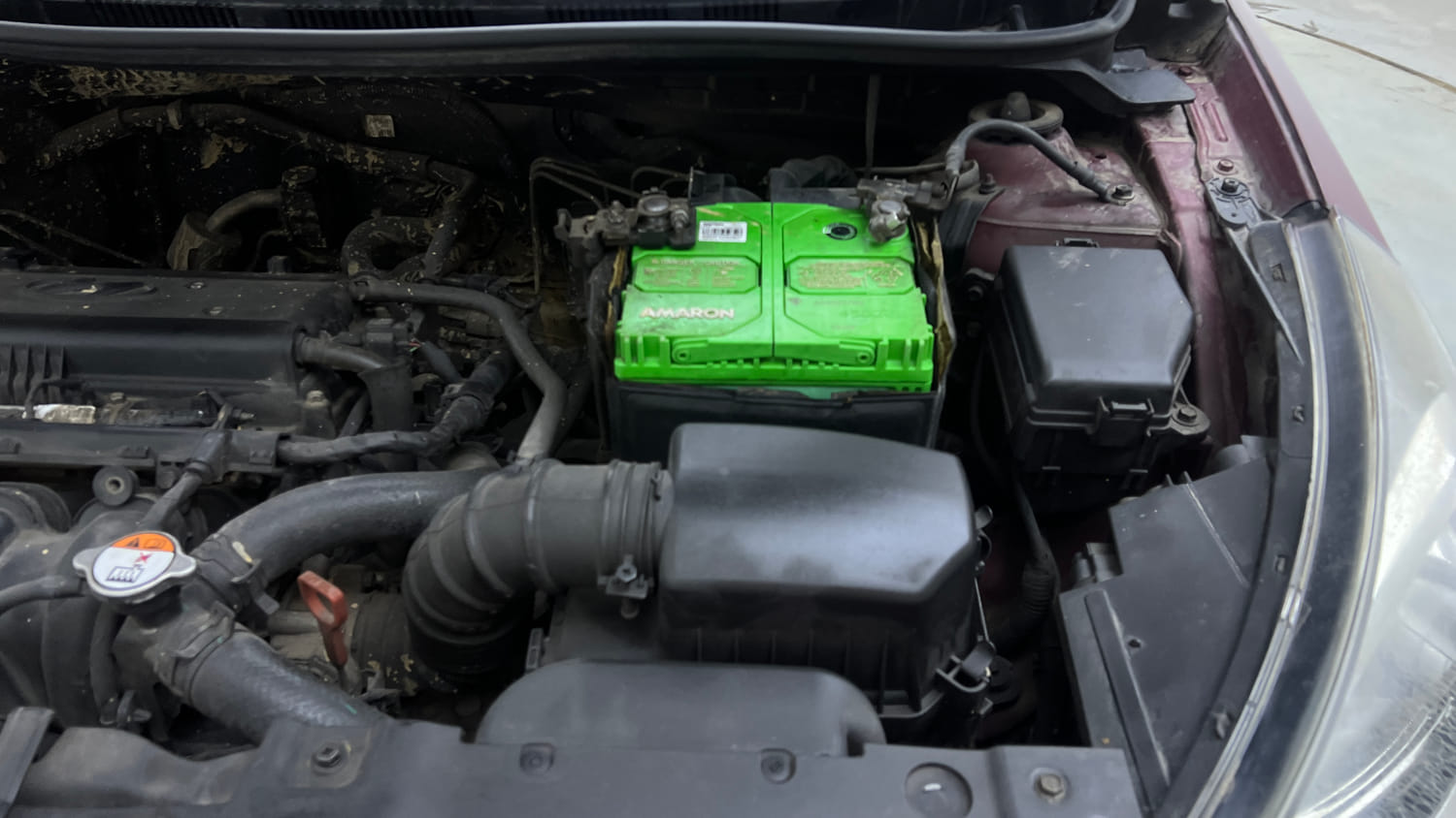 Used 2014 Hyundai Verna Fluidic 1.6 VTVT SX AT Petrol Automatic engine ENGINE LEFT SIDE VIEW