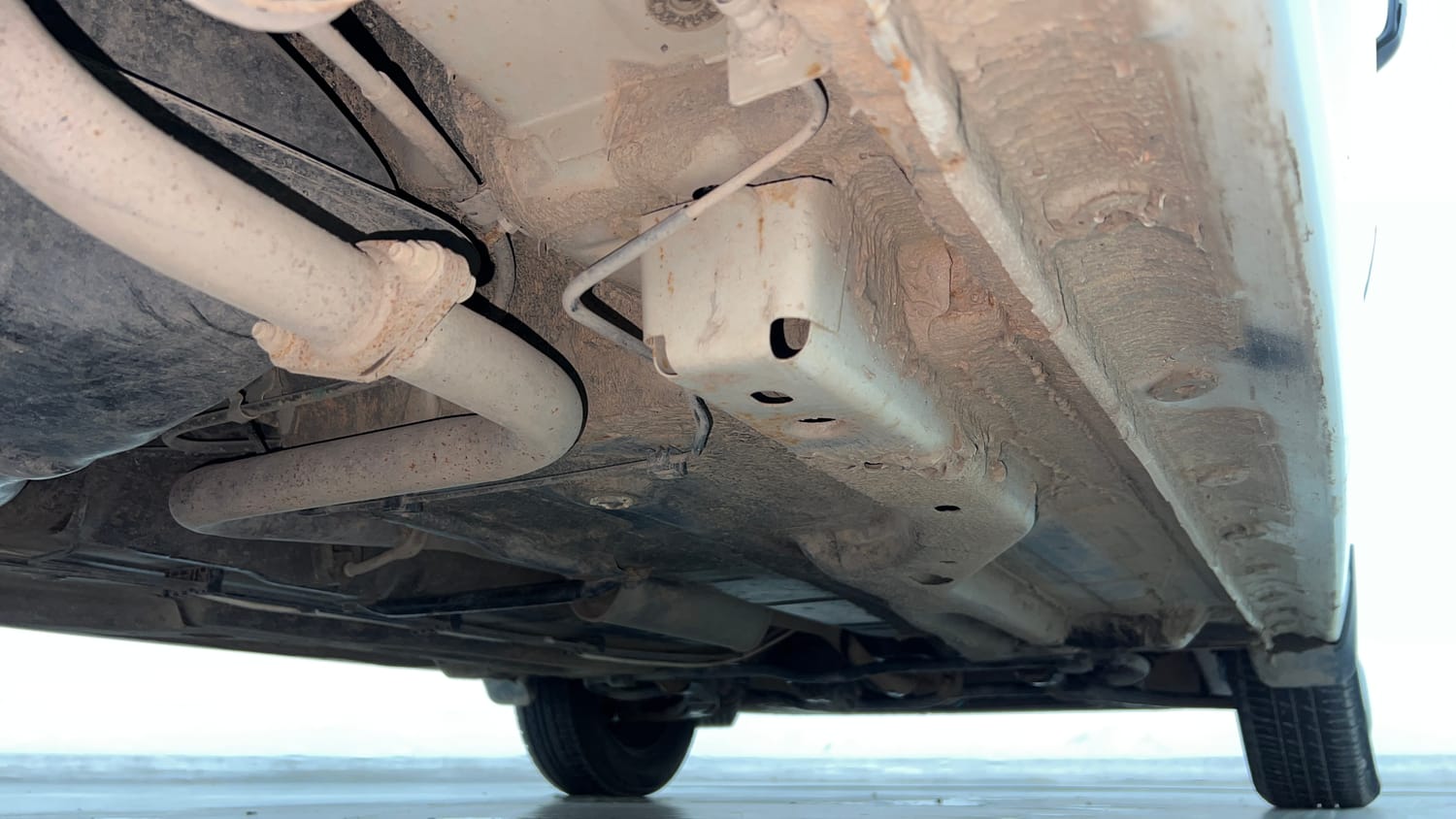 Used 2021 Tata Tiago XT CNG (Outside Fitted) Cng Manual extra REAR RIGHT UNDERBODY VIEW
