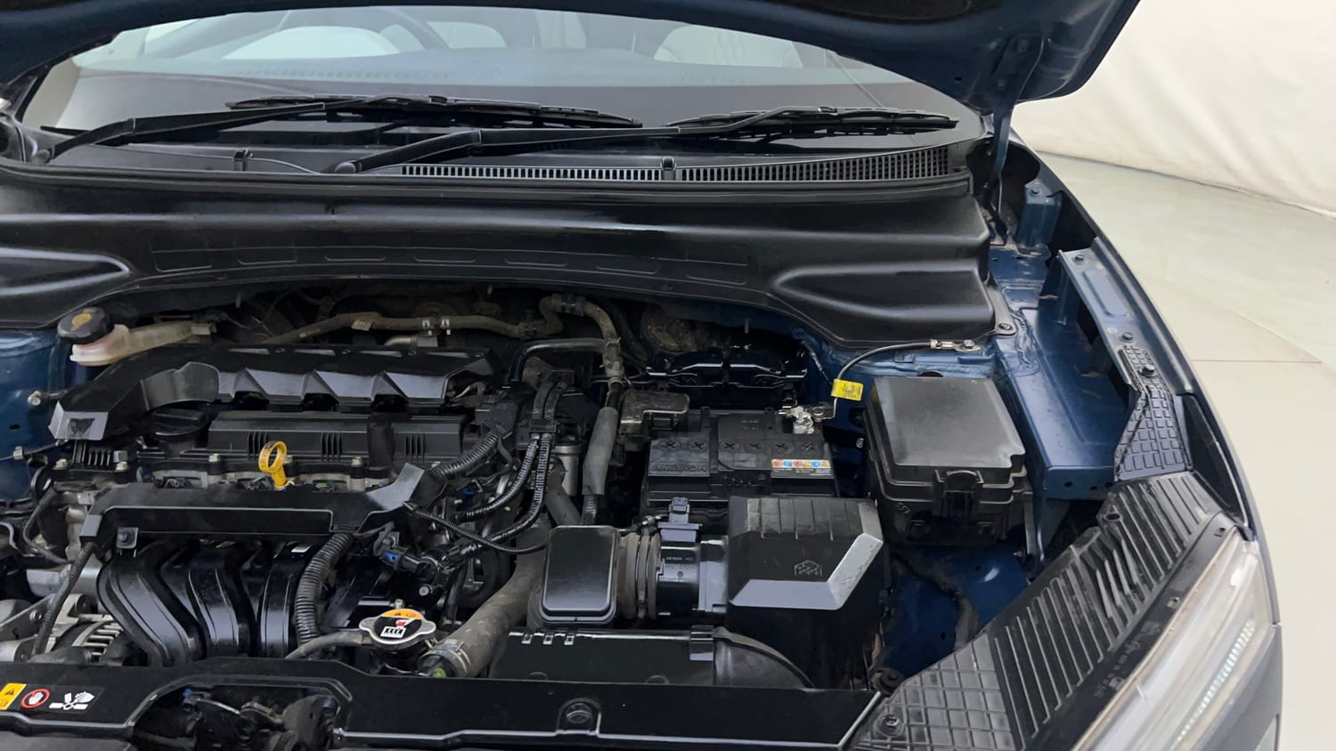 Used 2022 Hyundai Creta SX (O) 1.5 Petrol IVT Petrol Automatic engine ENGINE LEFT SIDE HINGE & APRON VIEW