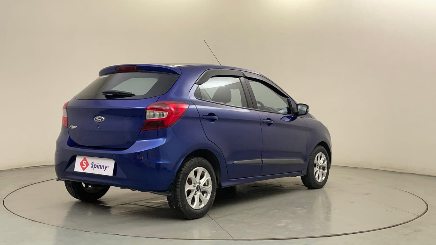 Used 2017 Ford Figo Titanium 1.2 Ti-VCT Petrol Manual exterior RIGHT REAR CORNER VIEW