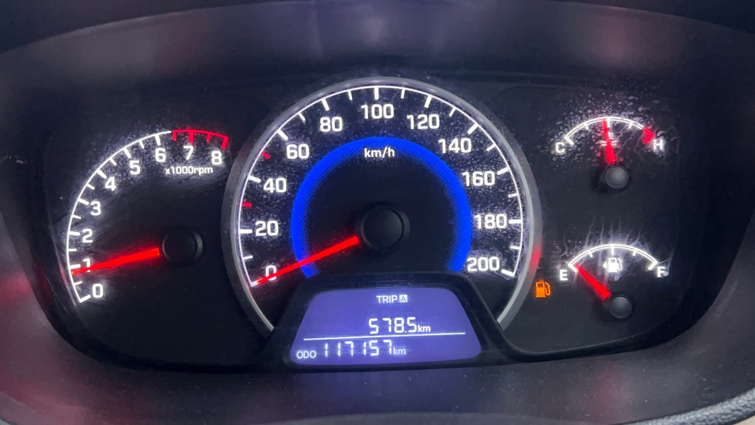 Used 2019 Hyundai Grand i10 Sportz 1.2 Kappa VTVT Petrol Manual interior CLUSTERMETER VIEW