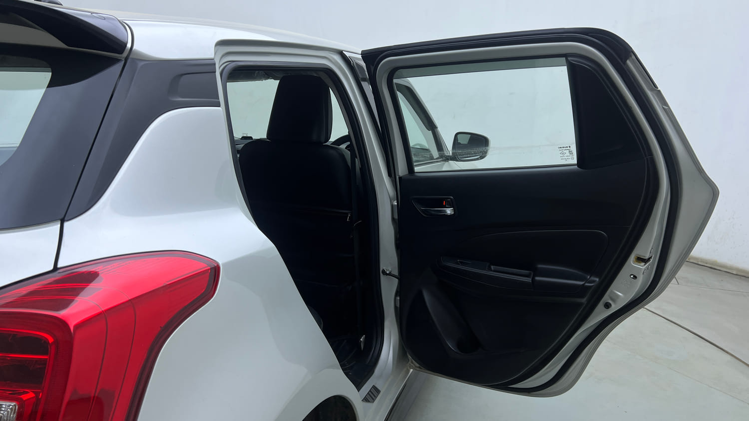 Used 2019 Maruti Suzuki Swift VDi Diesel Manual interior RIGHT REAR DOOR OPEN VIEW