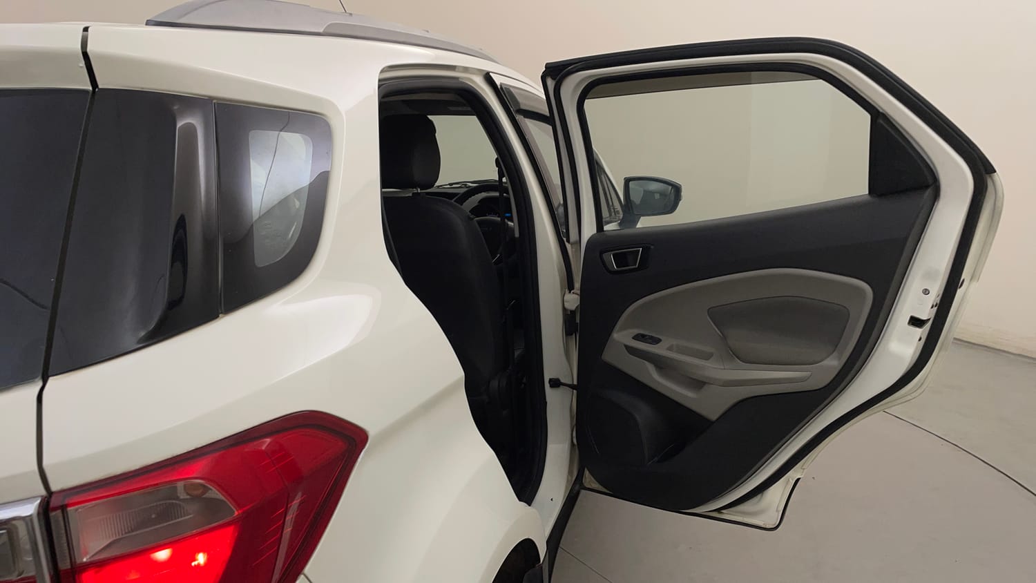 Used 2015 Ford EcoSport Titanium 1.5L Ti-VCT AT Petrol Automatic interior RIGHT REAR DOOR OPEN VIEW